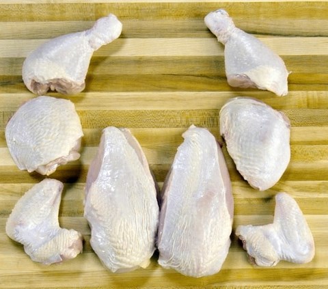 Poulet 8 morceaux