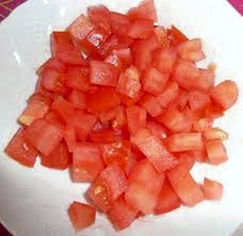 Tomate en de